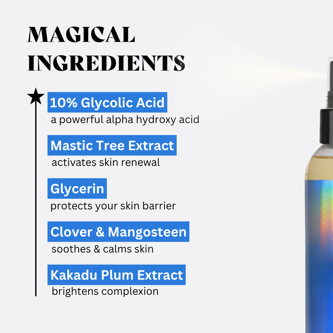 10% glycolic treatment tonic key ingredients