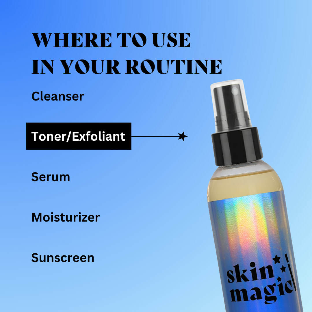 when to use the 10% glycolic treatment tonic
