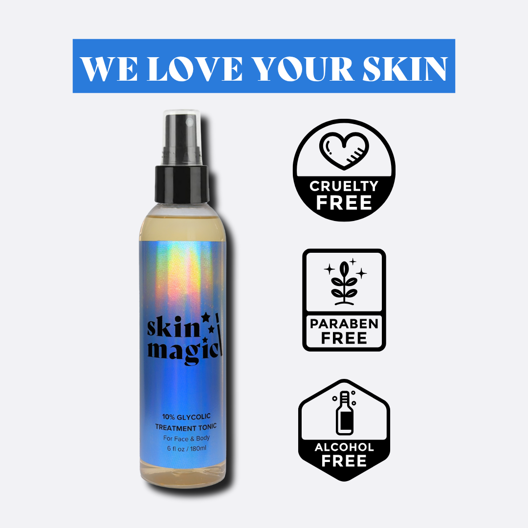 the 10% glycolic treatment tonic is cruelty free, alcohol free and paraben free