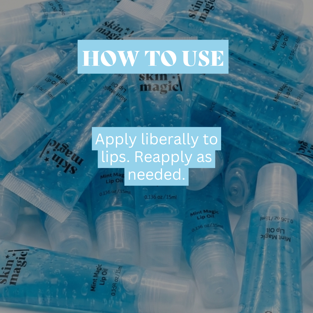how to use mint magic lip oil